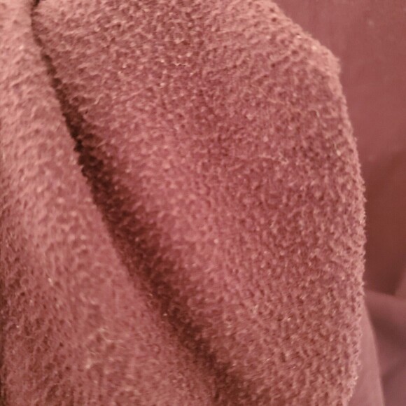 GAP fleece lined Sweater Jacket Purple warm full zip retro Women's Sz Small - Picture 13 of 15